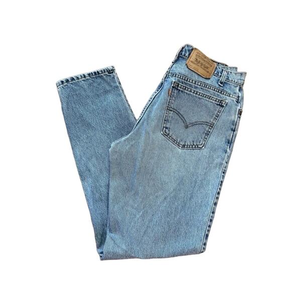 Levi’s Jeans Size 14 Long Orange Tab 950 Vintage 90s Relaxed Tapered 15951 - Picture 1 of 12